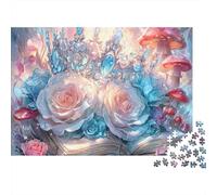 Enchanted Fairy Tale Crown Puzzle Impossible 1000Pcs Decorazione Per La Casa. Rilassamento E Intelligence Per Adulti E Ragazzi Da 14 Anni 70x50cm/1000pcs