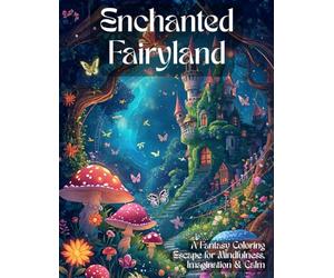 Enchanted Fairyland A Fantasy Coloring Escape for Mindfulness, Imagination & Calm: 50 Fairytale Designs Featuring Fairies, Castles, Floral Worlds & ... Love Fantasy Coloring & Mindful Creativity