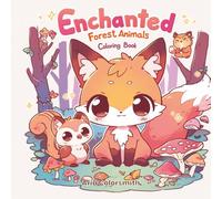 Enchanted Forest Animals: Bold & Easy Coloring Book