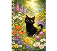 Enchanted Garden Cat Notebook: A Whimsical Nature Journal for Dreamers & Cat Lovers