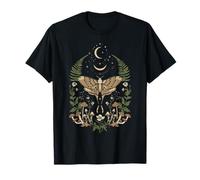 Enchanted Moth Moon Phases - Mystical Forest Maglietta