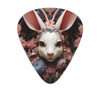 Enchanted Rabbit - Set di 12 plettri per chitarra, disponibili in 3 spessori, adatti per chitarre acustiche ed elettriche