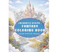 Enchanted Realms: A Fantasy Coloring Book of Magical Worlds
