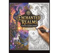 Enchanted Realms: A Fantasy Coloring Journey: 50 Intricate Fantasy Scenes for Relaxation and Creativity