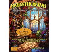 Enchanted Realms: Hidden Sanctuaries: 25 Imaginary Fantasy Chambers, Elven Halls, and Architectural Colouring Pages for Adults