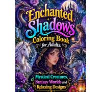 Enchanted Shadows Coloring Book for Adults: Mystical Creatures, Fantasy Worlds and Relaxing Designs: A Magical Journey Through Enchanted Realms Filled ... Creatures and Stress Relieving Fantasy Art