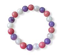 Enchanted Therapist Braccialetto con segno zodiacale della Bilancia infusa Reiki, braccialetto energia, regalo Reiki, gioielli Reiki, braccialetti con pietre preziose, braccialetti di cristallo, 17,8