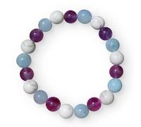 Enchanted Therapist Braccialetto zodiacale dell'acquario infuso Reiki, braccialetto energia, regalo Reiki, gioielli Reiki, gioielli Reiki, braccialetti con pietre preziose, braccialetti di cristallo