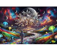 Enchanted Tree 5000 Piece Jigsaw Puzzles for Adults, Colourful, Challenging & Brainteasing Adult puzzles 5000 Pieces River, Fun jigsaws for The Whole Family 61x41 inch