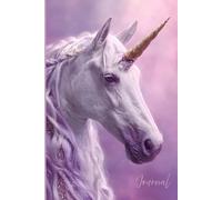 Enchanted Unicorn Dreams Journal: A Magical Notebook Featuring a Realistic Unicorn Head with Gold Horn, Braided White and Purple Mane, and a Pastel ... for Writing, Fantasy, and Creative Expression