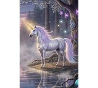 Enchanted Unicorn Notebook Journal Travel Diary Memoire: 300 blank lined 6” x 9” pages, a great gift idea for family, friends or yourself.