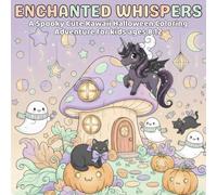 Enchanted Whispers: A Spooky Cute Kawaii Halloween Coloring Adventure for kids ages 8 12