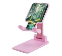 Enchanted Wilderness Fantasy su supporto per telefono cellulare verde scuro Supporto pieghevole per scrivania Supporto portatile per cellulare da tavolo Supporto per telefono completamente regolabile