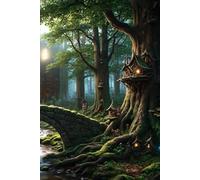 Enchanted World Journal: Lined pages with stars and fairy kisses