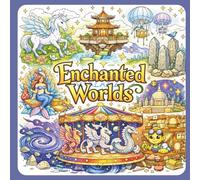 Enchanted Worlds Colouring Book: Mythical Creatures, Dreamscapes & Fantasy Adventures