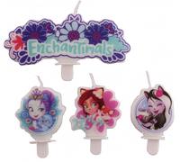 Enchantimals 24 Confezioni X 4 Cera Candele per Compleanno Torte e Feste, 96