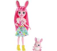 Enchantimals, Bambola Bree Coniglietto con Animale, Giocattolo per Bambini 4+Anni, FXM73