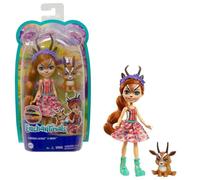 Enchantimals Bambola Gabriela la Gazzella e Cucciolo Amico Racer dalle Grandi Praterie con Accessori,Giocattolo per Bambini 3+Anni,GTM26
