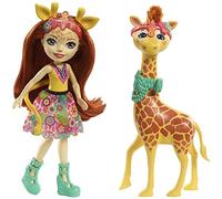 Enchantimals, Bambola Gillian Giraffa con Animale, Giocattolo per Bambini 4+Anni, FKY74