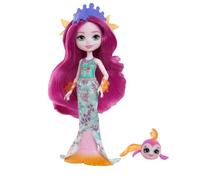 Enchantimals -Bambola Maura la Sirena con Amica Animale Glide e Accesori, Giocattolo per Bambini 4+ Anni, GYJ02, viola