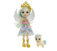 Enchantimals -Bambola Paolina il Pegaso con Amica Animale Wingley e Accessori, Giocattolo per Bambini 4+ Anni, GYJ03, viola
