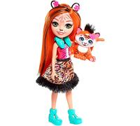 Enchantimals, Bambola Tanzie Tigre con Animale, Giocattolo per Bambini 4+Anni, FRH39
