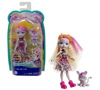 Enchantimals Bambola Zadie la Zebra e amico Cucciolo Ref dalle Grandi Praterie, con Accessori, Giocattolo per Bambini 3+Anni,GTM27