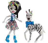 Enchantimals, Bambola Zelena Zebra con Animale, Giocattolo per Bambini 4+Anni, FKY75