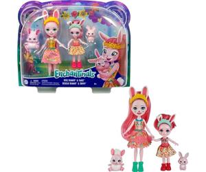 Enchantimals- Bree Bunny Mini Bambole e Personaggi da Collezione, Multicolore, 0194735009008