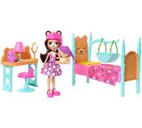 Enchantimals Cameretta dei Sogni, Playset con Bambola Felicity la Volpe e Amico Cucciolo, FRH46