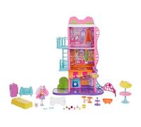 Enchantimals casa cittadina con caffetteria - set di gioco