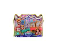Enchantimals GYJ05 - Set da gioco reale con bambola Fabrina Fox (circa 15,2 cm) e 1 animale, giocattolo per bambini dai 4 anni in su