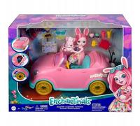 Enchantimals - macchina giocattolo coniglietto + bambola Bree Bunny