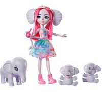 Enchantimals -Playset dalle Grandi Praterie con Esmeralda l'Elefante, 3 Amici El