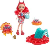 Enchantimals - Pomeriggio in Spiaggia - Bambola Granchio con 2 Cuccioli - Accessori a Tema Mare, FKV60