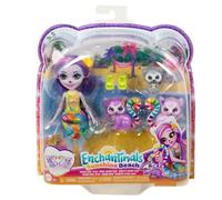 Enchantimals Sunshine Beach-Famille Lorinda Lémur-Coffret HRX86