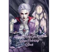Enchanting Vampire Boys Coloring Book