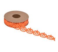 Enchantments Hollow Out Pattern Halloween Ribbon Porting Festive Cheer to and Decors Scenes Gift Wraping Ribbon Wire Bordings Edge Trim