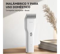 Enchen Boost Set - Tagliacapelli Elettrico Ricaricabile USB-C, Motore a 5800 giri/min, 200 Minuti di Autonomia, Testina in Ceramica, Include Forbici, Pettine e Mantella da Taglio