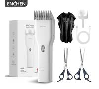 ENCHEN Boost-W Set Tagliacapelli per uomo Bambini Cordless USB ricaricabile Tagliacapelli elettrico con pettine regolabile