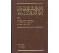 Enchiridion Vaticanum. Supplementum (S1). Vol. 1: Documenti ufficiali della Santa Sede. Omissa (1962-1987)