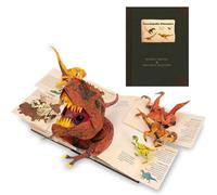 Enciclopedia 3D Dinosauri Prehistorica, L'Enciclopedia Illustrata Dei Dinosauri, Divertente Pop-Up Interactive Dinos Book, Creature Preistoriche Conoscenza per Bambini Gli Appassionati Dino