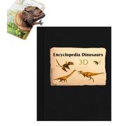 Enciclopedia 3D Prehistorica Dinosauri, creature preistoriche Conoscenze interessanti, divertente libro interattivo up sui dinosauri, l'enciclopedia illustrata dei dinosauri (A)