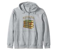 Enciclopedia Generazione Vintage Book Lover Felpa con Cappuccio