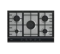 Haier Series 4 HAHG7W5XH Stainless steel Da incasso 74.5 cm Gas 5 Fornello(i)