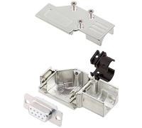 encitech 6355-8065-11 DCMR09-FK-DBS-W-K KIT connettori femmina SUB-D 90 ° Nume