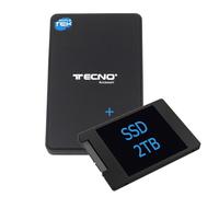 ENCLOSURE HARD DISK ESTERNO SSD 2,5" SATA 2TB INCLUSO USB 3.0 PLUG AND PLAY