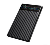Enclosure per disco rigido esterno USB 3.2 con display digitale a LED che mostra lo stato di salute del disco e la tensione USB per SATA SSD HDD (A-C)