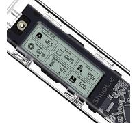 Enclosure SSD NGFF NVME a doppio protocollo M 2 con 10 Gbps USB 3 2 Gen 2 Speed e monitoraggio dello stato in tempo reale per temperatura dell'unità, volume di scrittura e monitoraggio del runtime (AC