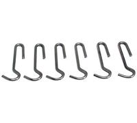 Enclume Straight Pot Hook, Set of 6, Use with Pot Racks, Stainless Steel